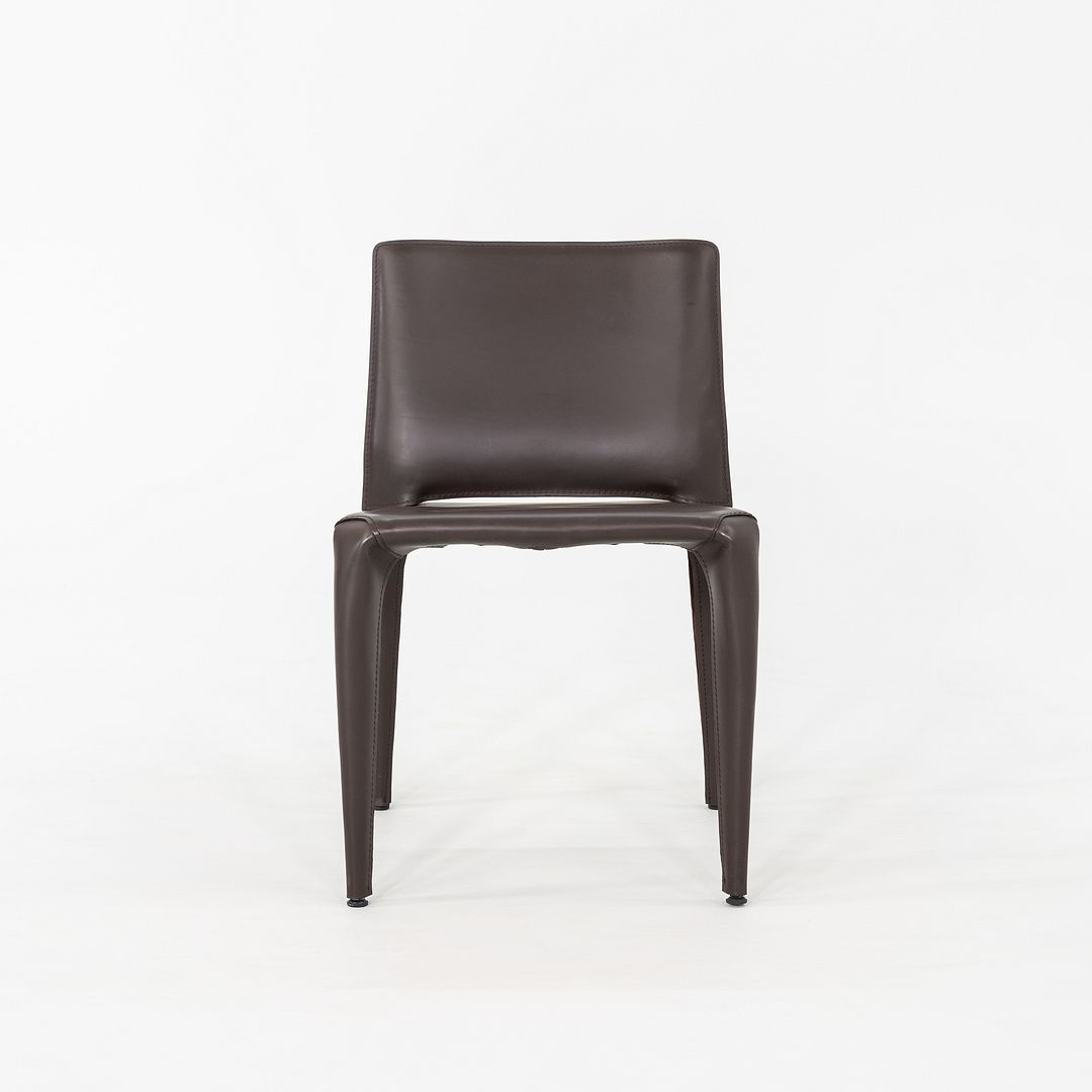 2010s Mario Bellini for Cassina Bull 422 Dining Chair in Brown Leather 12x Available