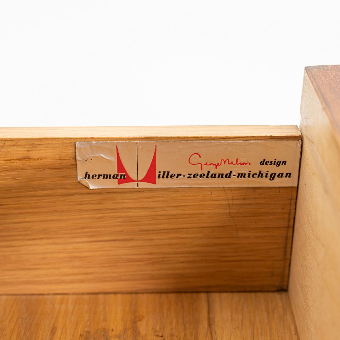 C. 1955 George Nelson Herman Miller Basic Cabinet Series Nightstand Model 4618