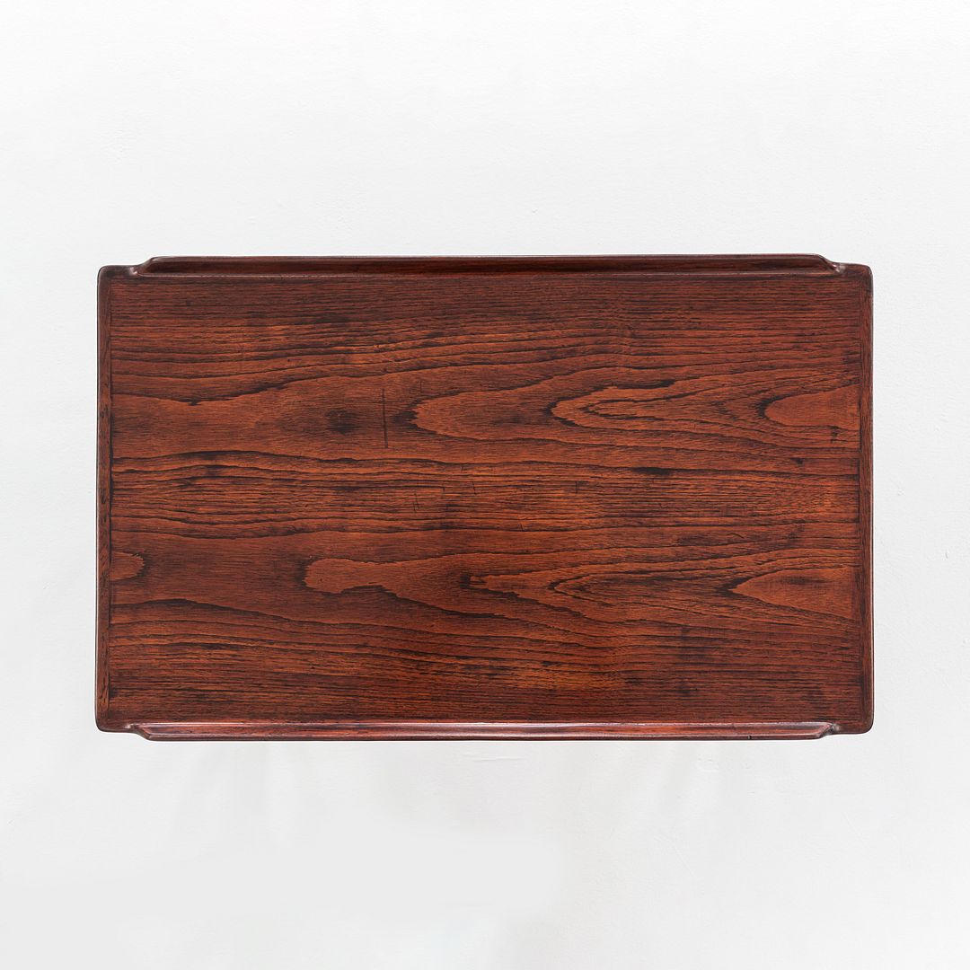 1960s Arne Vodder for George Tanier T9 Side / End Table Teak & Oak 30x19 Inches