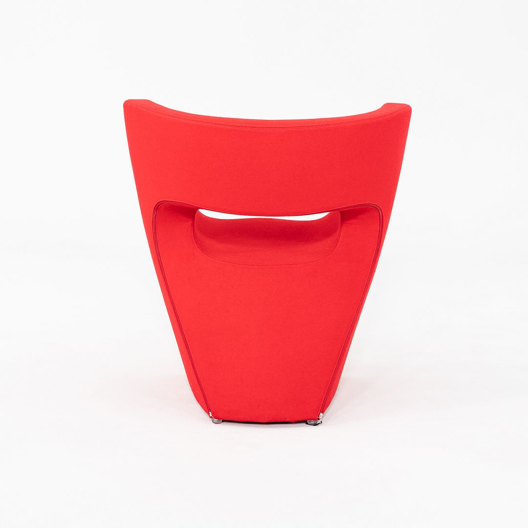 2020s Pair of Ron Arad for Moroso Victoria and Albert Easy Lounge Chairs in Red