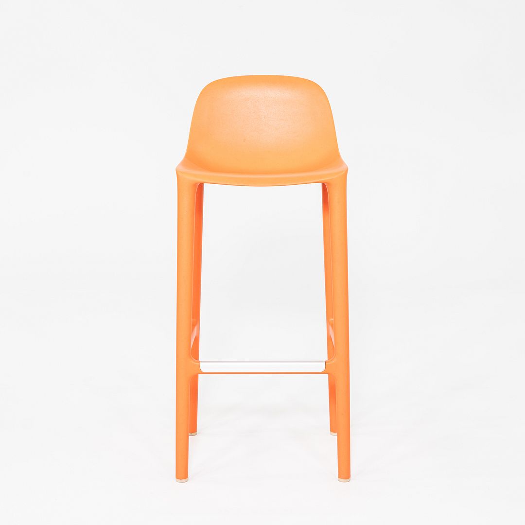 2020s Philippe Starck for Emeco Broom Bar Stool Plastic and Wood Fibers 8x Avail