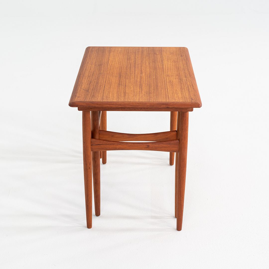 1960s Pair of Danish Nesting Tables by Kai Kristiansen for Vildbjerg Mobelfabrik