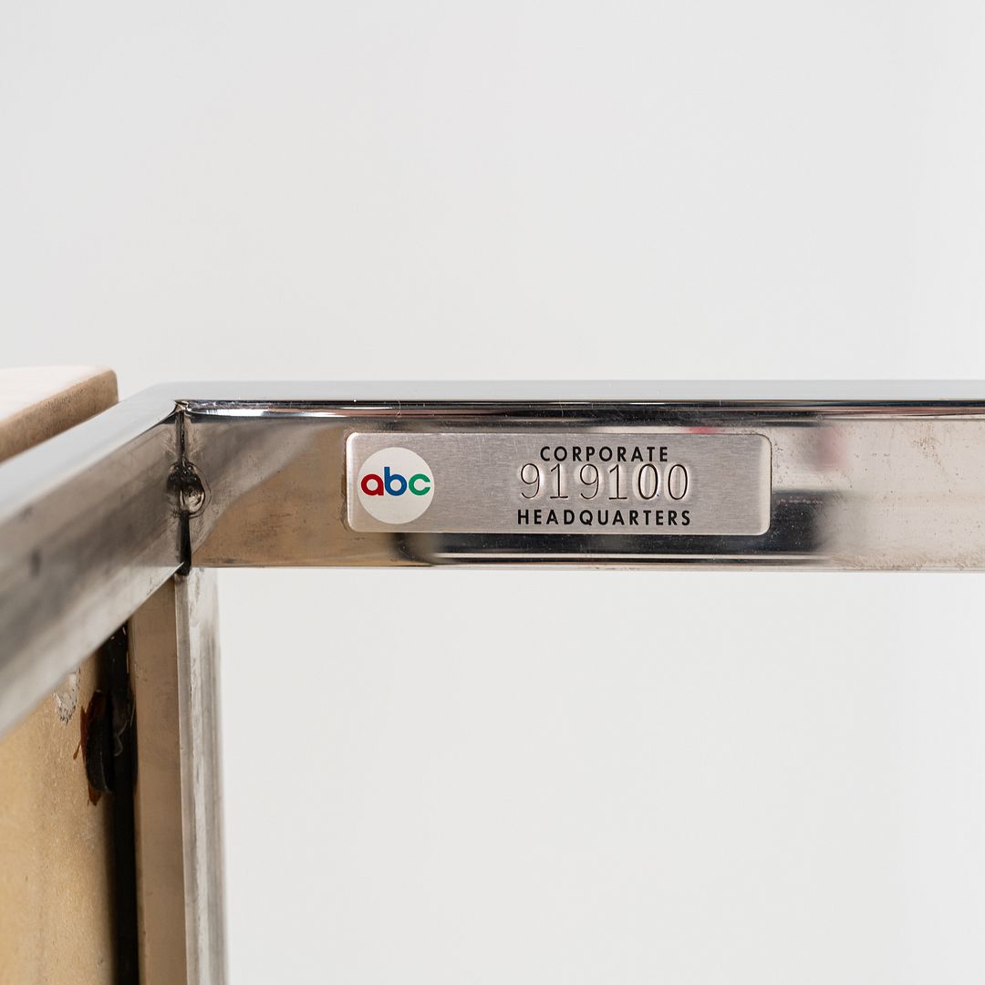 1966 Gordon Bunshaft & Davis Allen for SOM Steel & Marble Side Table Model TA-35