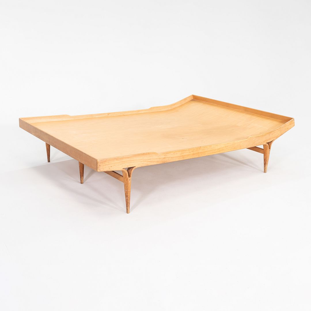 1960s Bruno Mathsson for Karl Mathsson Berlin 57 Full-Sized Day Bed Lounge Birch