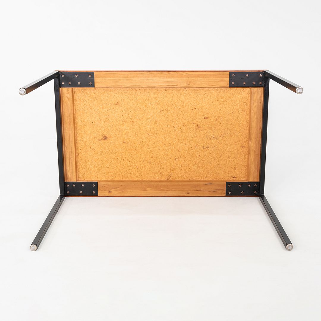 1960s Dieter Waeckerlin for Behr B Series Teak and Steel Desk 28 x 45 inches