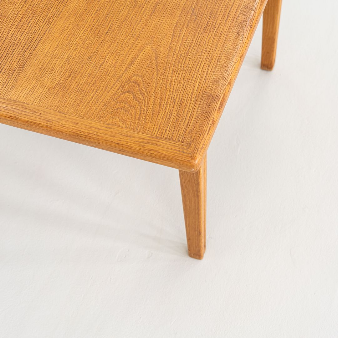 1978 Bill Stephens for Knoll 1300 Series Side End Table in Oak w/ Bentwood Legs