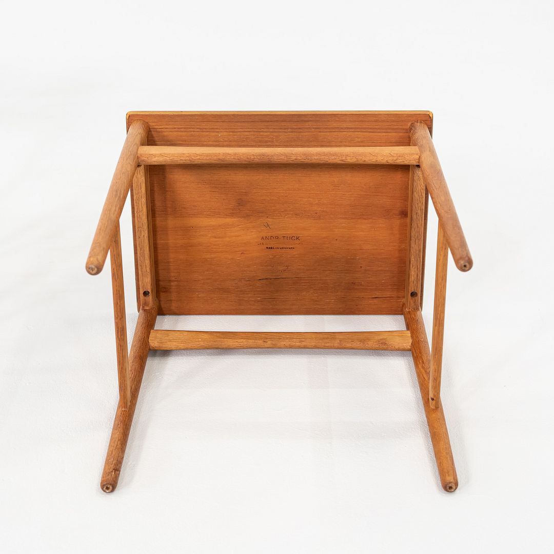 1960s Set of Three Danish Nesting Tables Hans Wegner for Andreas Tuck Teak & Oak