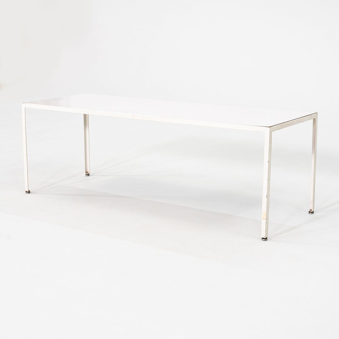 1950s George Nelson for Herman Miller Steel Frame Series 5150 Coffee Table White