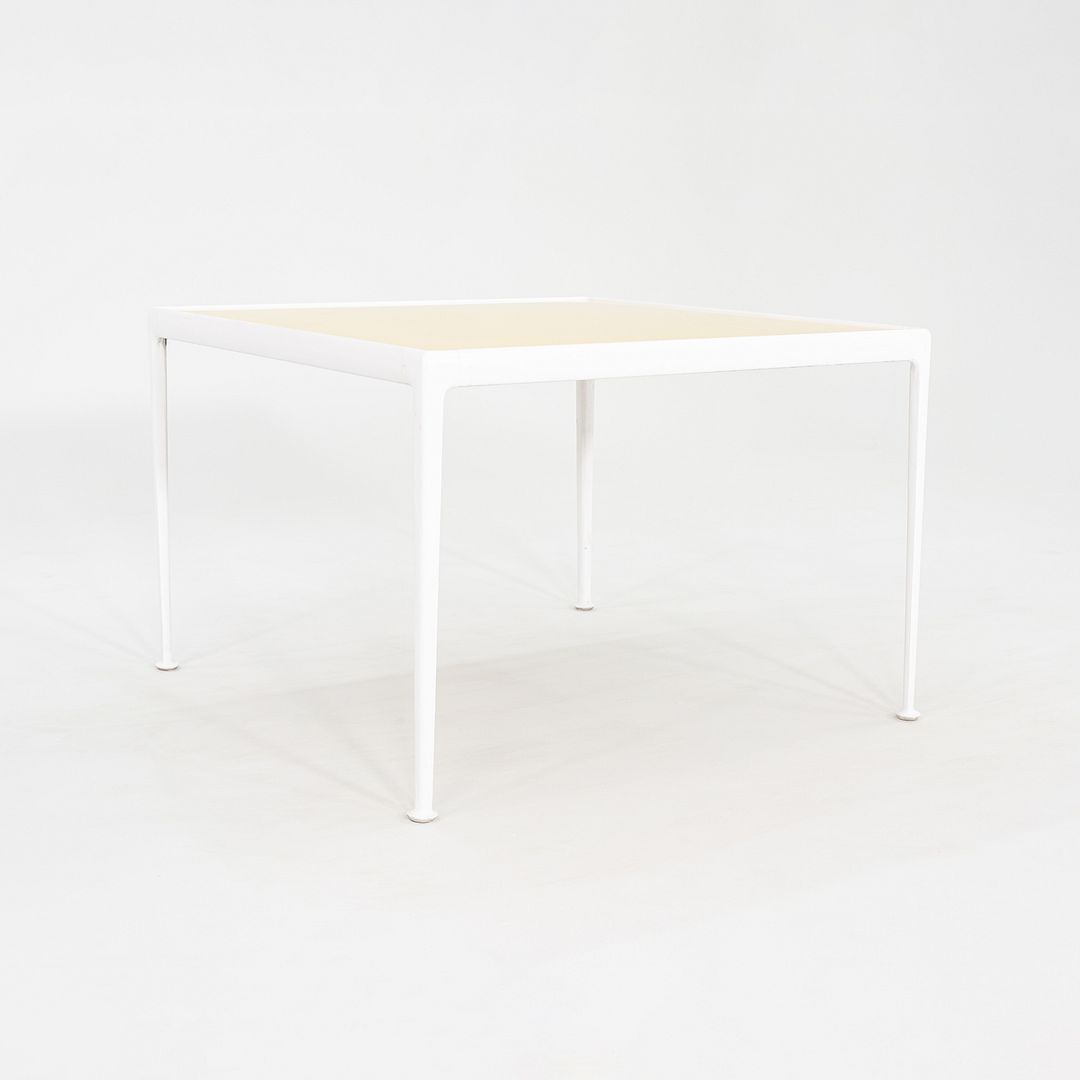 1970s Richard Schultz for Knoll 1966 Outdoor Dining Table w/ Yellow Top 38 inch