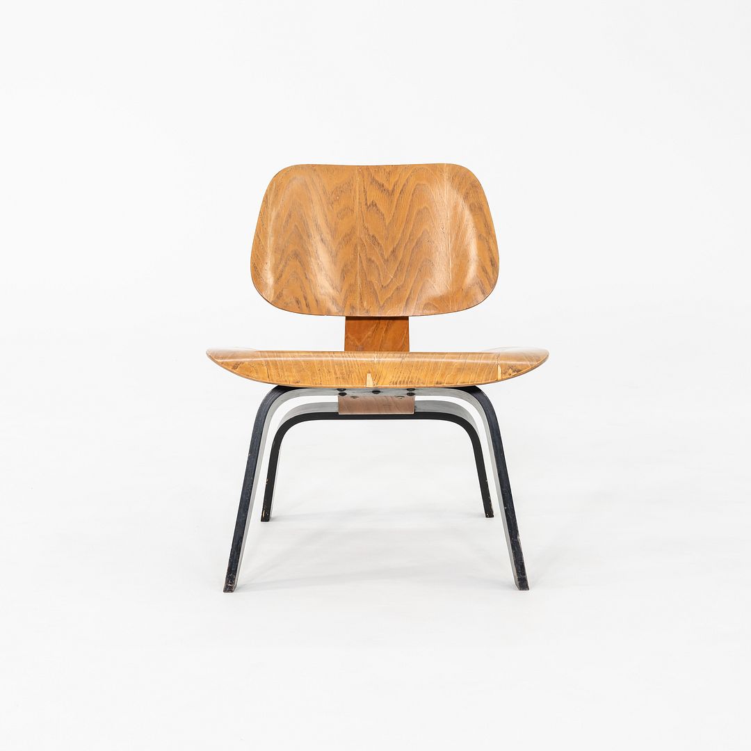1948 Eames LCW Lounge Chair in Ash with Ebonized Legs by Evans / Herman Miller