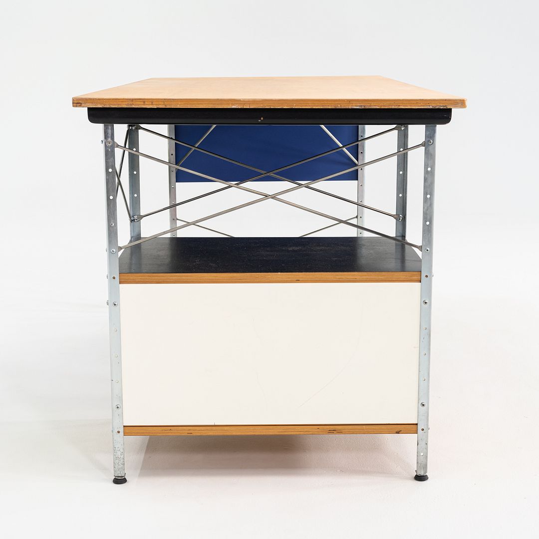 SOLD 2000s Charles and Ray Eames for Herman Miller EDU Multicolor Desk w/ File Drawer