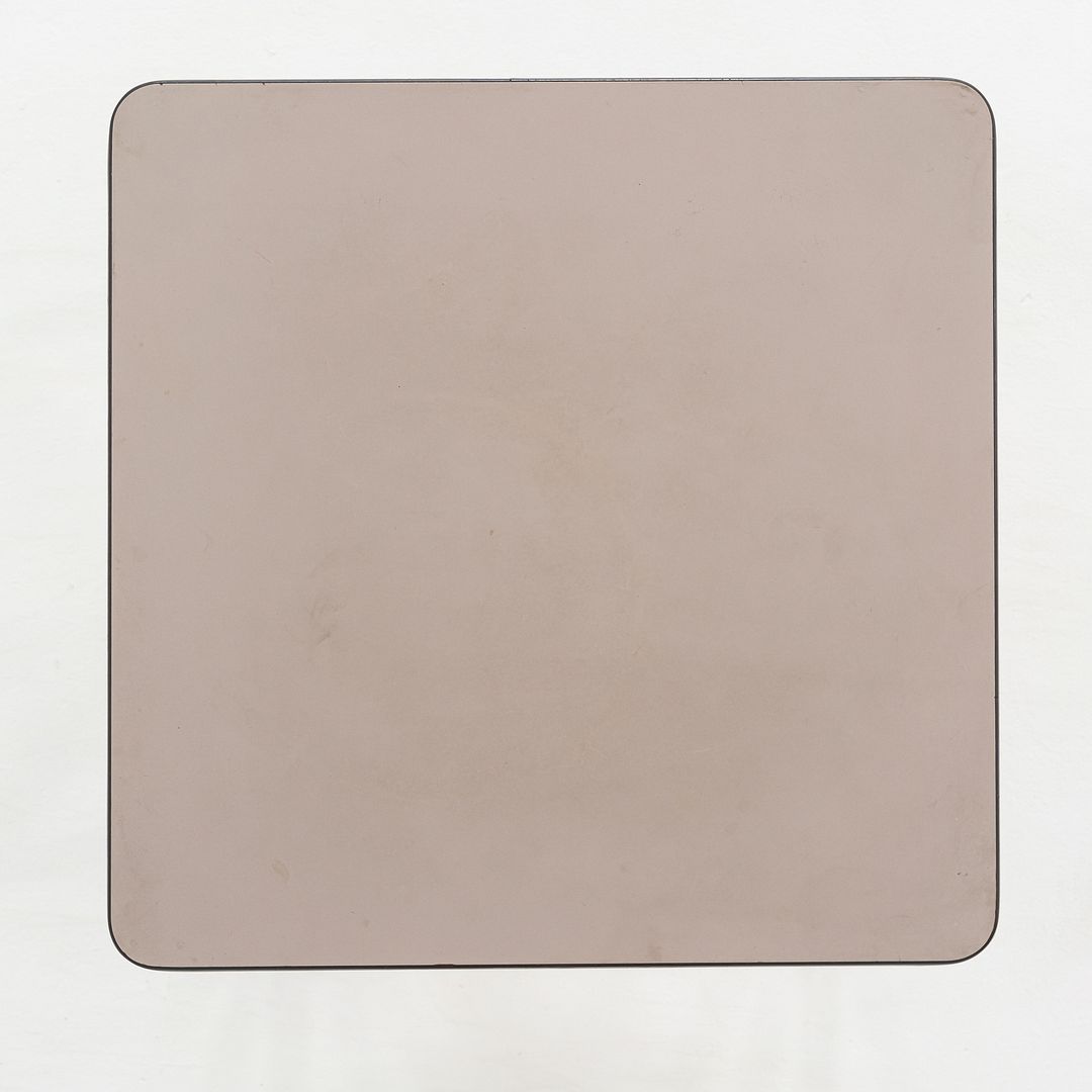 1980s Herman Miller Eames Rolling Side Table on Universal Base with Laminate 20"