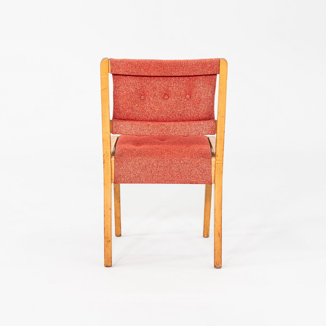 Pair of 1950s Jens Risom Knoll Dining Side Chairs, Architects Machado Silvetti