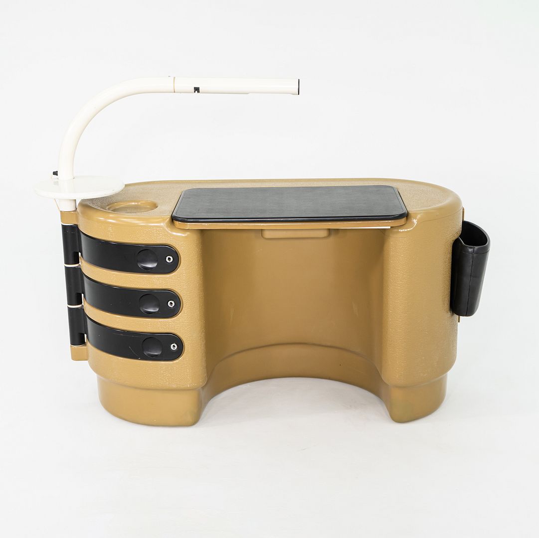 1970s Ernest H. Igl for Bayer AG 'Hadi' Space Age Writing Desk and Side Chair