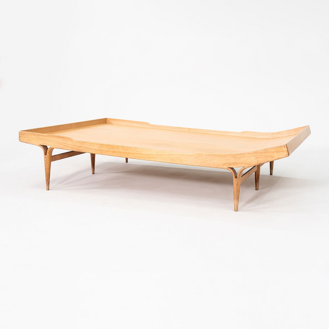 1960s Bruno Mathsson for Karl Mathsson Berlin 57 Full-Sized Day Bed Lounge Birch