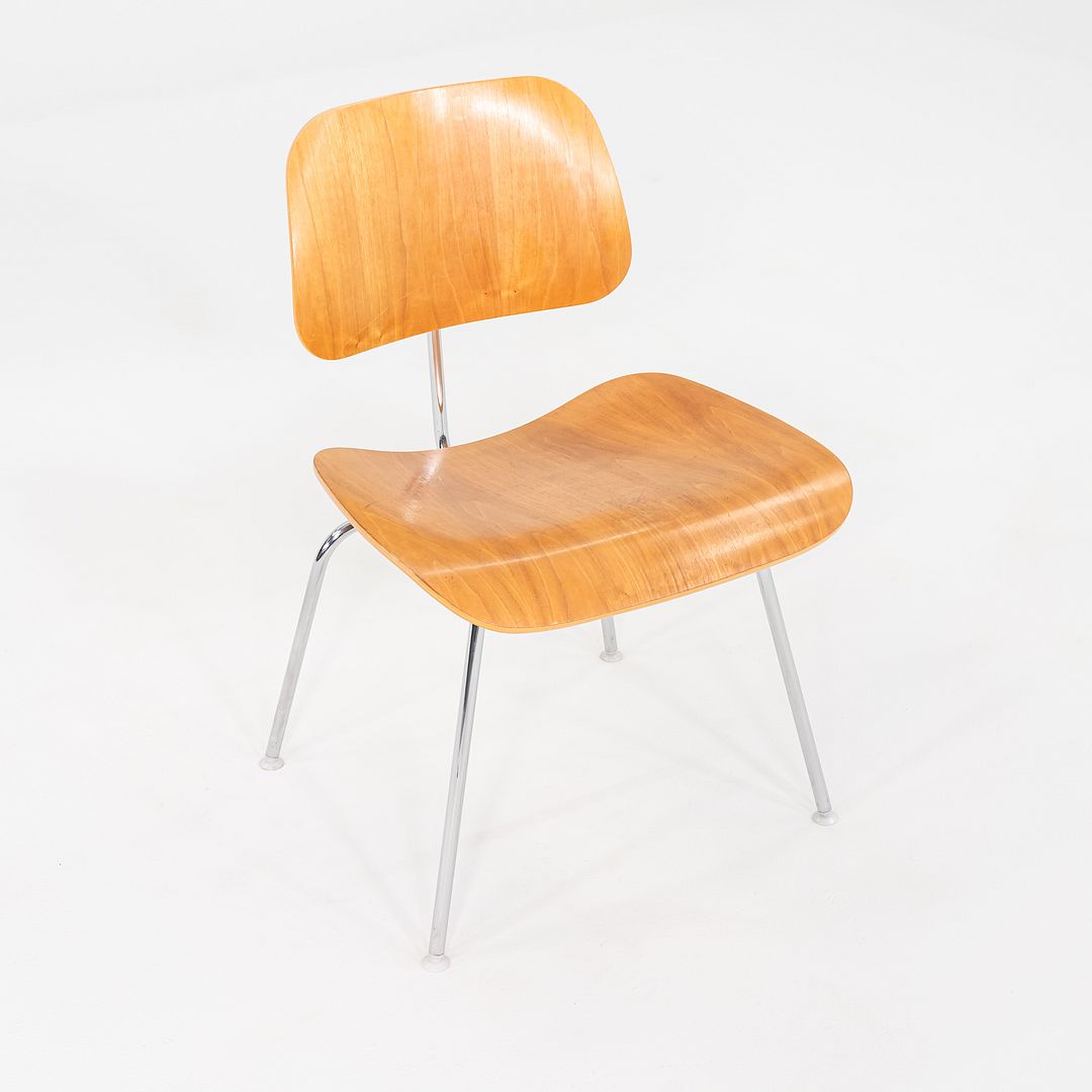 2005 Herman Miller Eames DCM Dining Chair in Walnut w/ Steel Base 7x Available