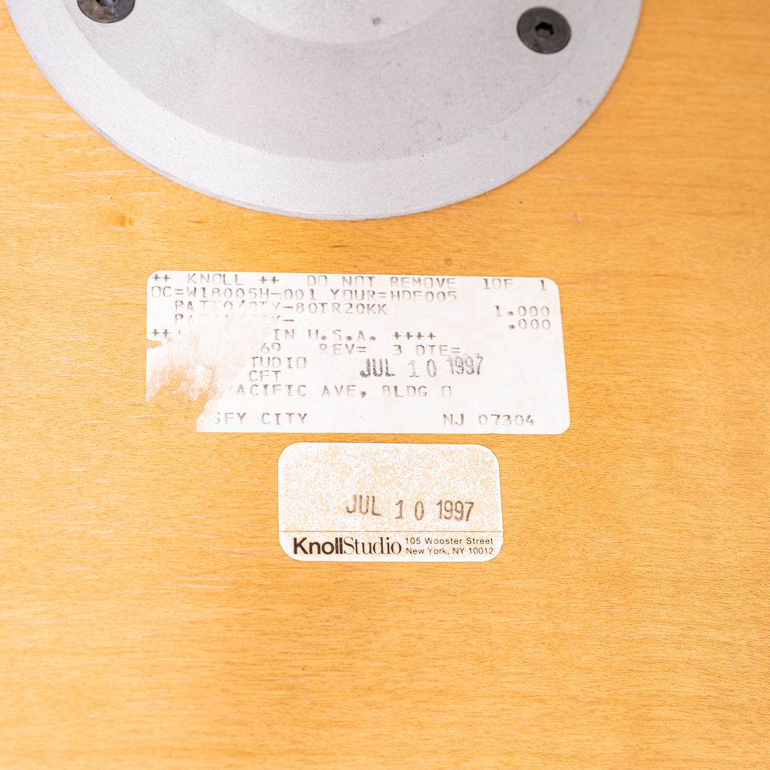 1997 Lawrence Laske for Knoll Studio Saguaro Cactus Table in Birch, 20 inches