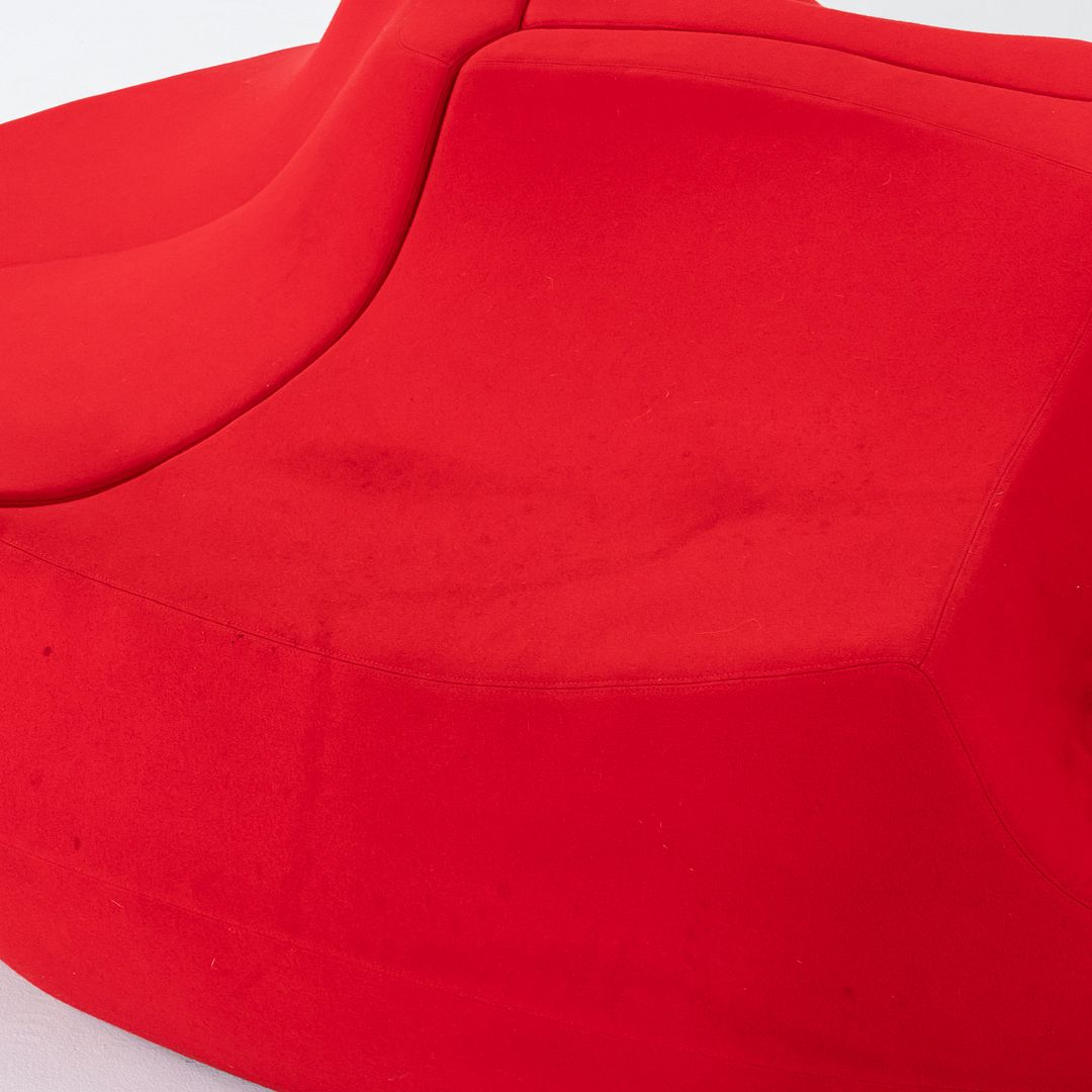 2020 Toshiyuki Kita for Moroso Saruyama Island Three-Piece Sofa in Red Fabric