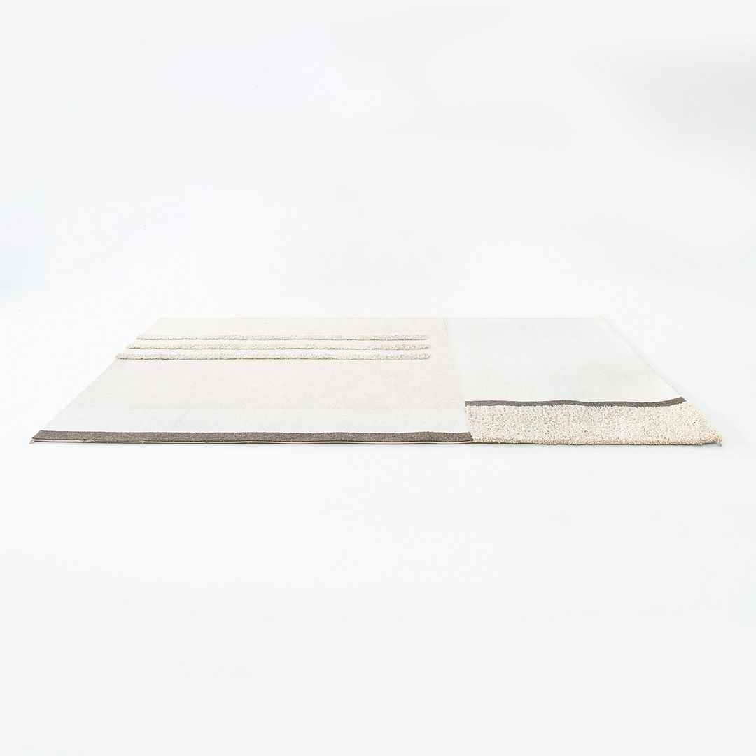 C. 1998 Kurt Meinecke for Herman Miller Textured Hand-Knotted Rug 5x10 feet