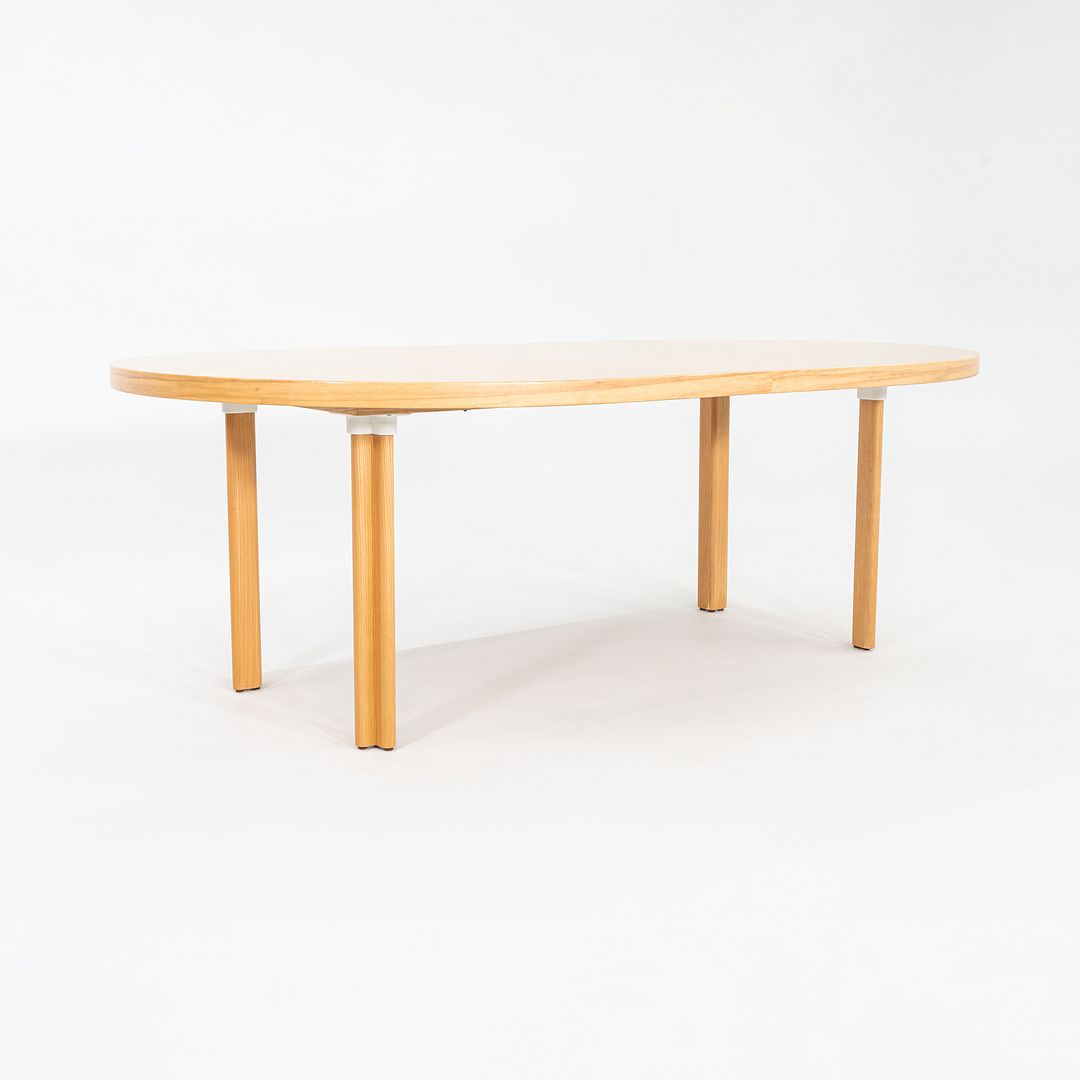 1970s Alvar & Aino Aalto for Artek H Leg Extension Dining Table in Beech