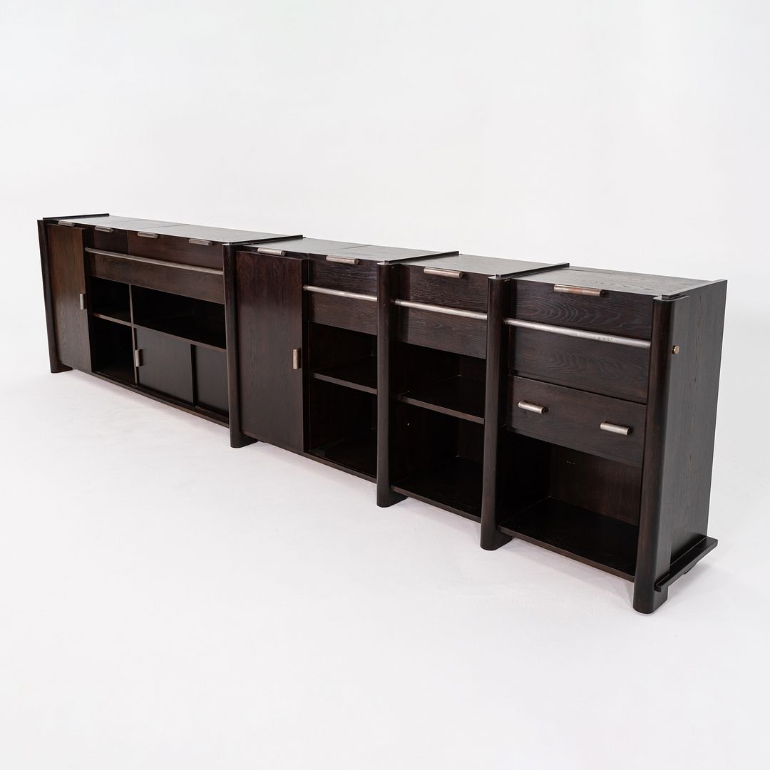 1940s Bench-Made French Oak Sideboard Cabinet attributed to Paul Dupre-Lafon