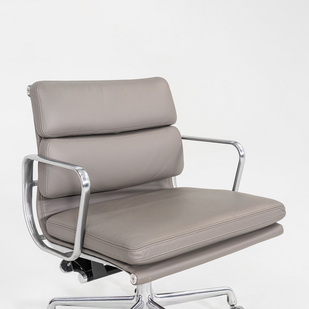2013 Herman Miller Eames Soft Pad Management Desk Chair Grey Leather 3x Avail