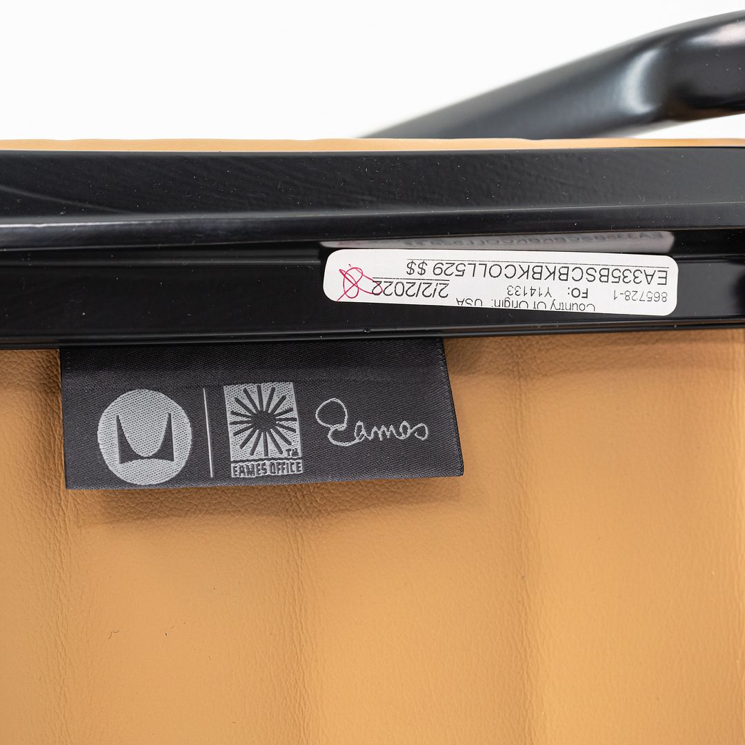 2022 Herman Miller Eames Aluminum Group Management Desk Chair in Tan, 2x Avail