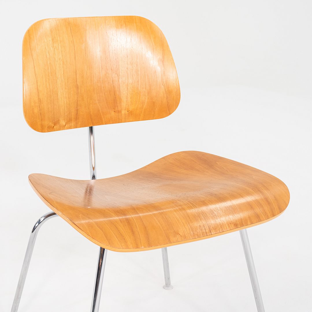 2005 Herman Miller Eames DCM Dining Chair in Walnut w/ Steel Base 7x Available