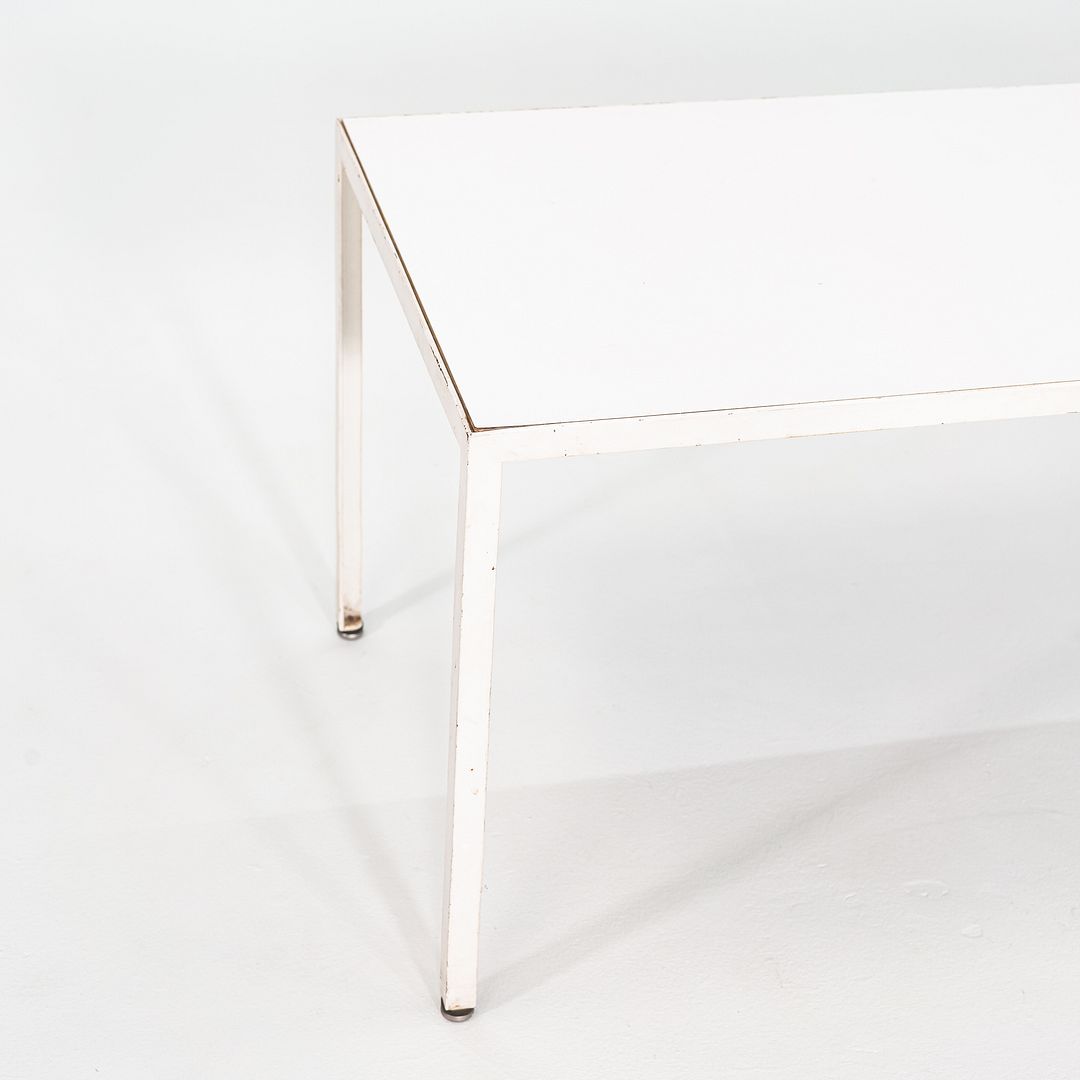 1950s George Nelson for Herman Miller Steel Frame Series 5150 Coffee Table White
