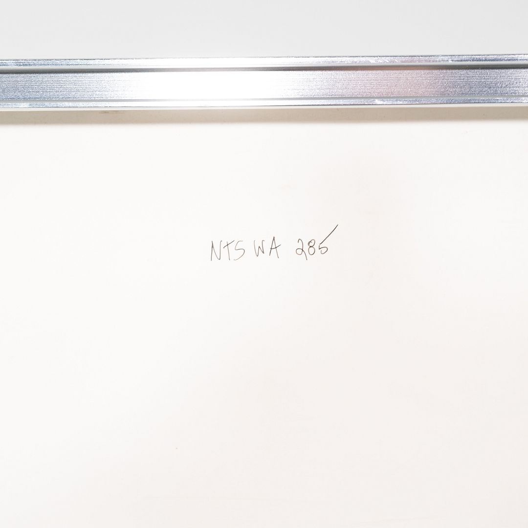 1958 Ben Shahn "Lute and Molecule No. 2" Screenprint w/ Steel Frame 31 x 44 Inch