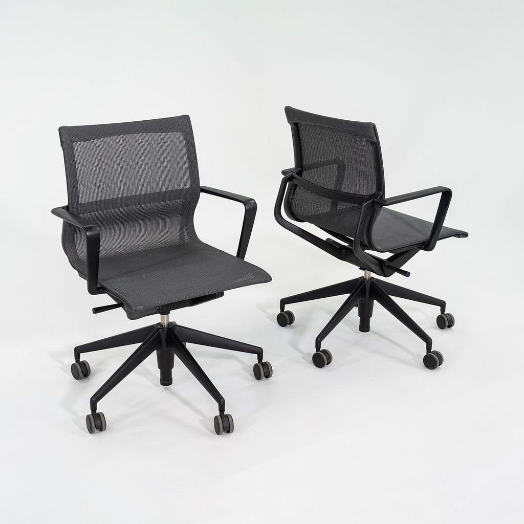2014 Alberto Meda for Vitra Physix Desk Chair with Grey Mesh Seat 6x Available