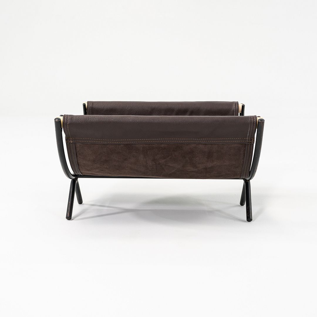 1950s Nelson Fireplace Caddy by George Nelson for Howard Miller in Wrought Iron