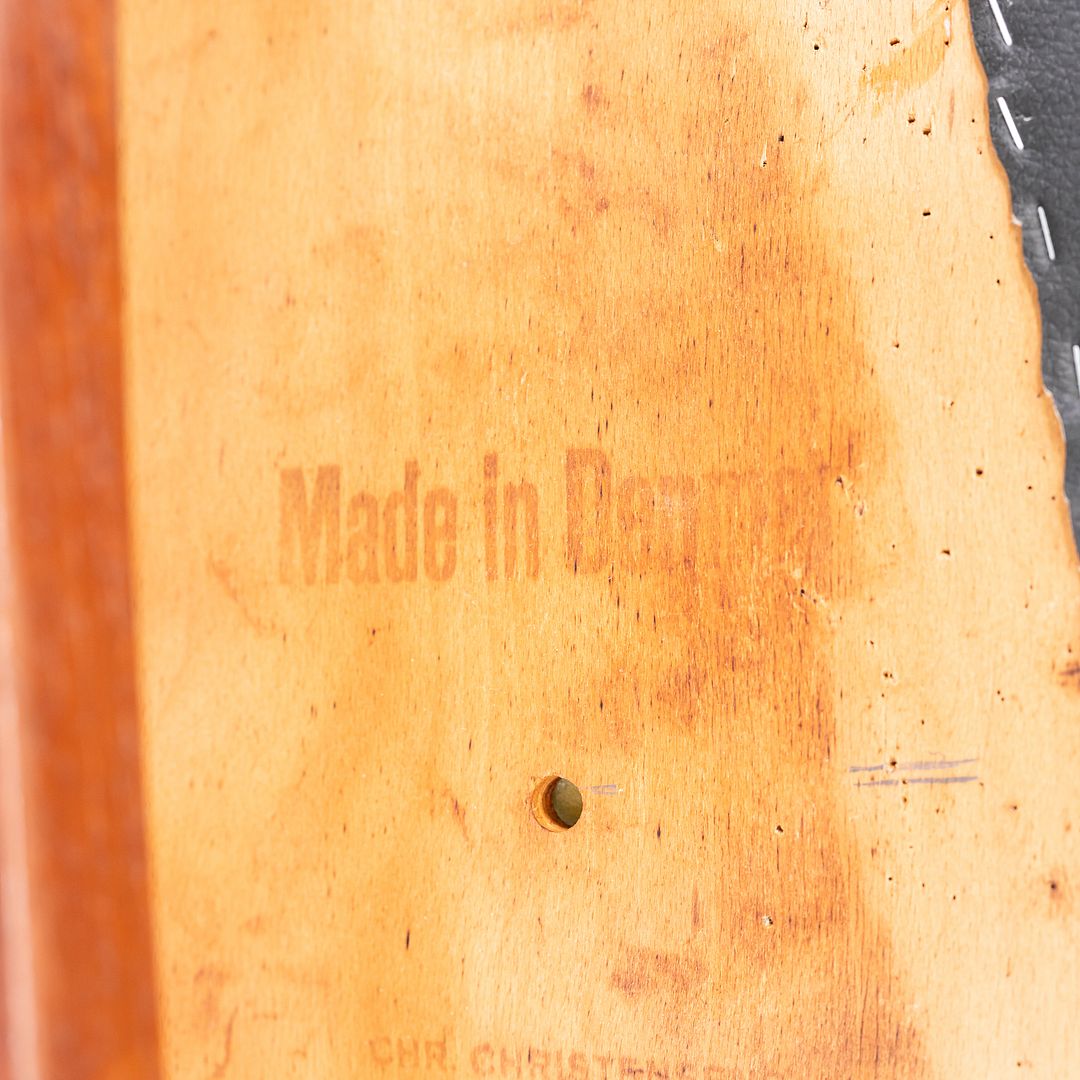 1960s Pair of Erik Buch Christiansens Mobelfabrik Dining Armchairs in Oiled Teak