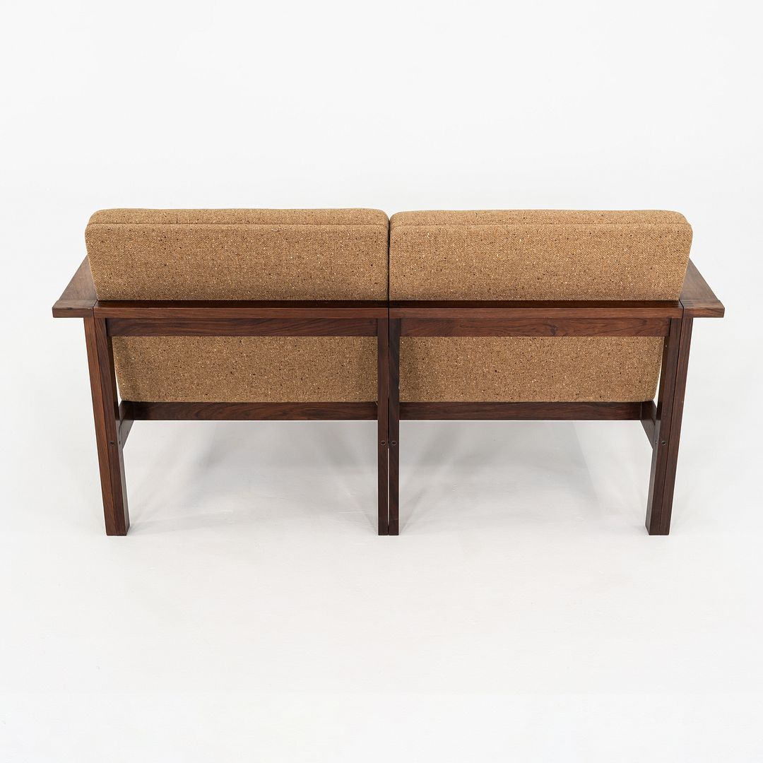 1960s Moduline Rosewood Loveseat / Sofa by Ole Gjerlov-Knudsen and Torben Lind