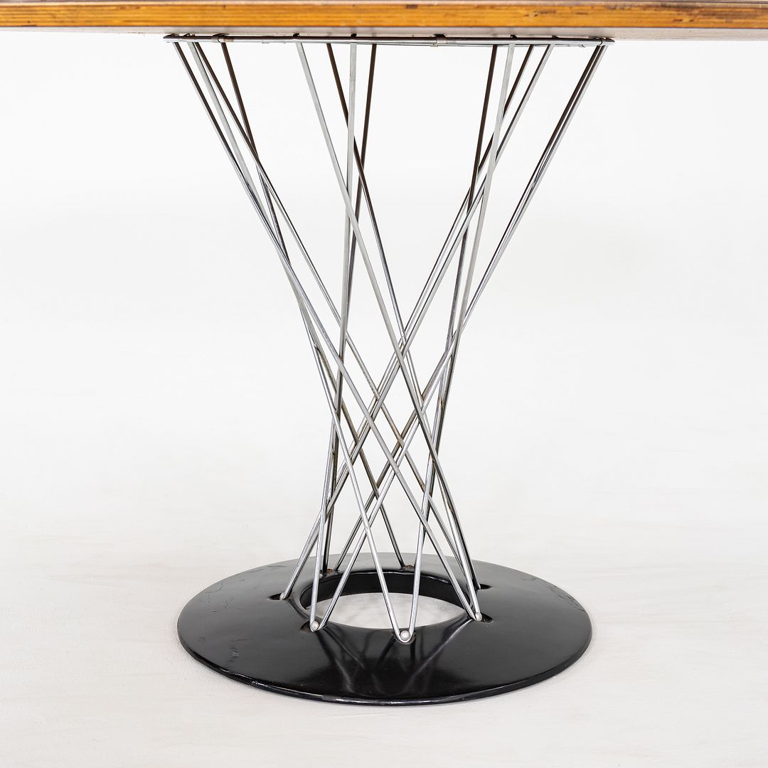 1970s Isamu Noguchi for Knoll 48" Cyclone Dining Table with White Laminate Top