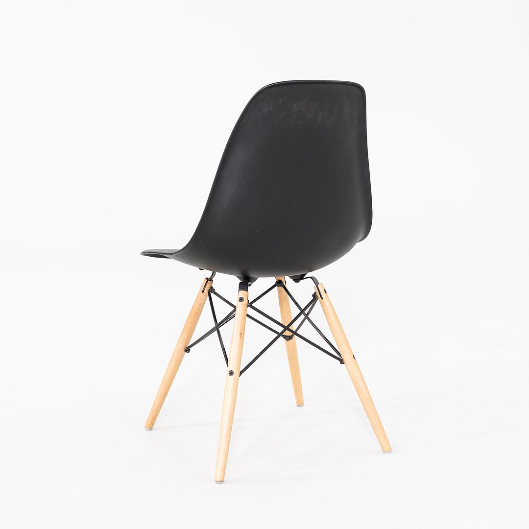 2012 Herman Miller Eames DSW Plastic Side Chair with Eiffel Tower Base 5x Avail