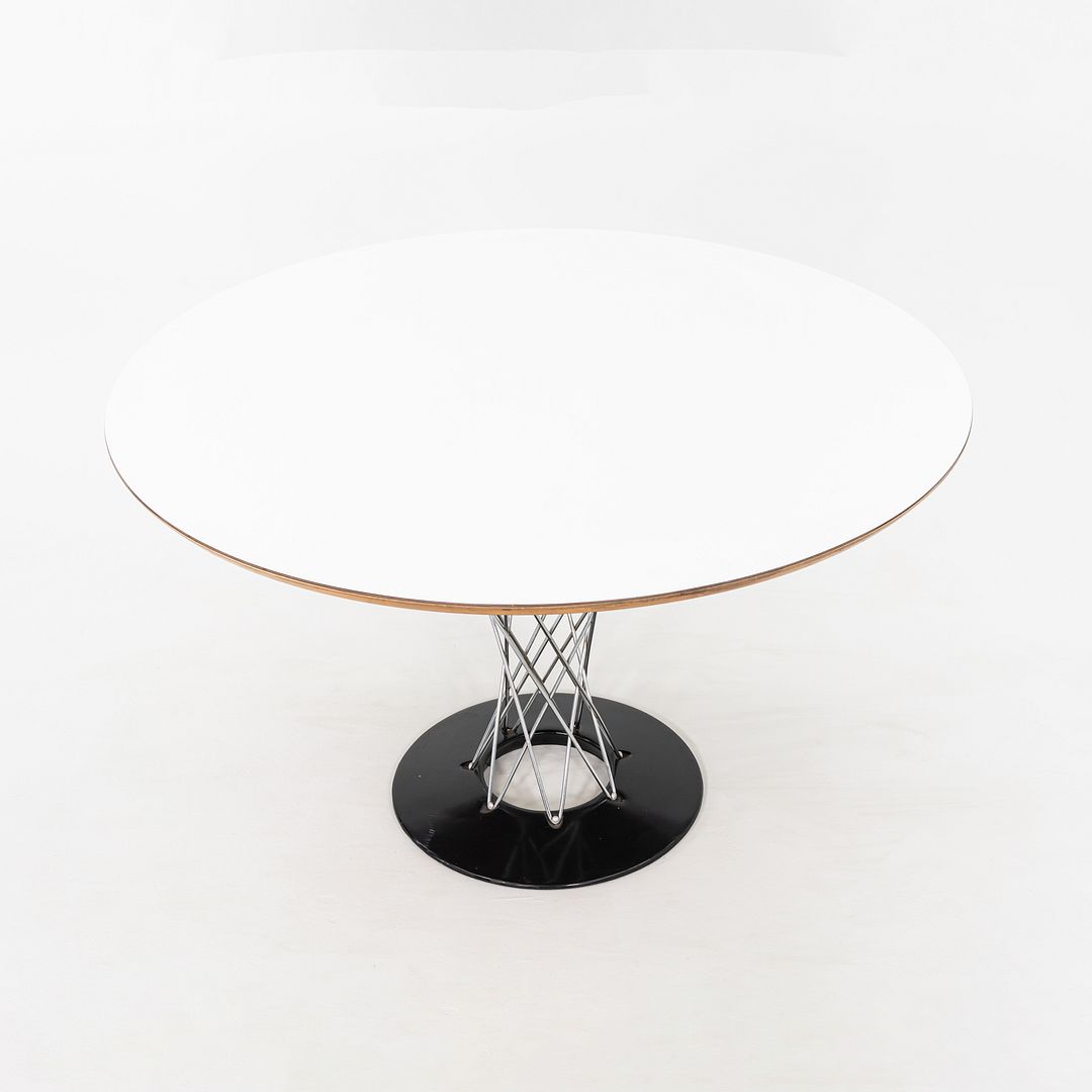 1970s Isamu Noguchi for Knoll 48" Cyclone Dining Table with White Laminate Top