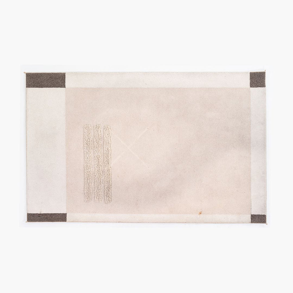 C. 1998 Kurt Meinecke for Herman Miller Textured Tibetan Tufted Rug 5x8 feet