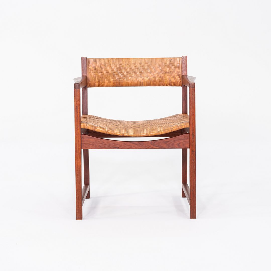 C. 1958 Peter Hvidt & Orla Molgaard-Nielsen for Soborg Dining Arm Chair in Teak