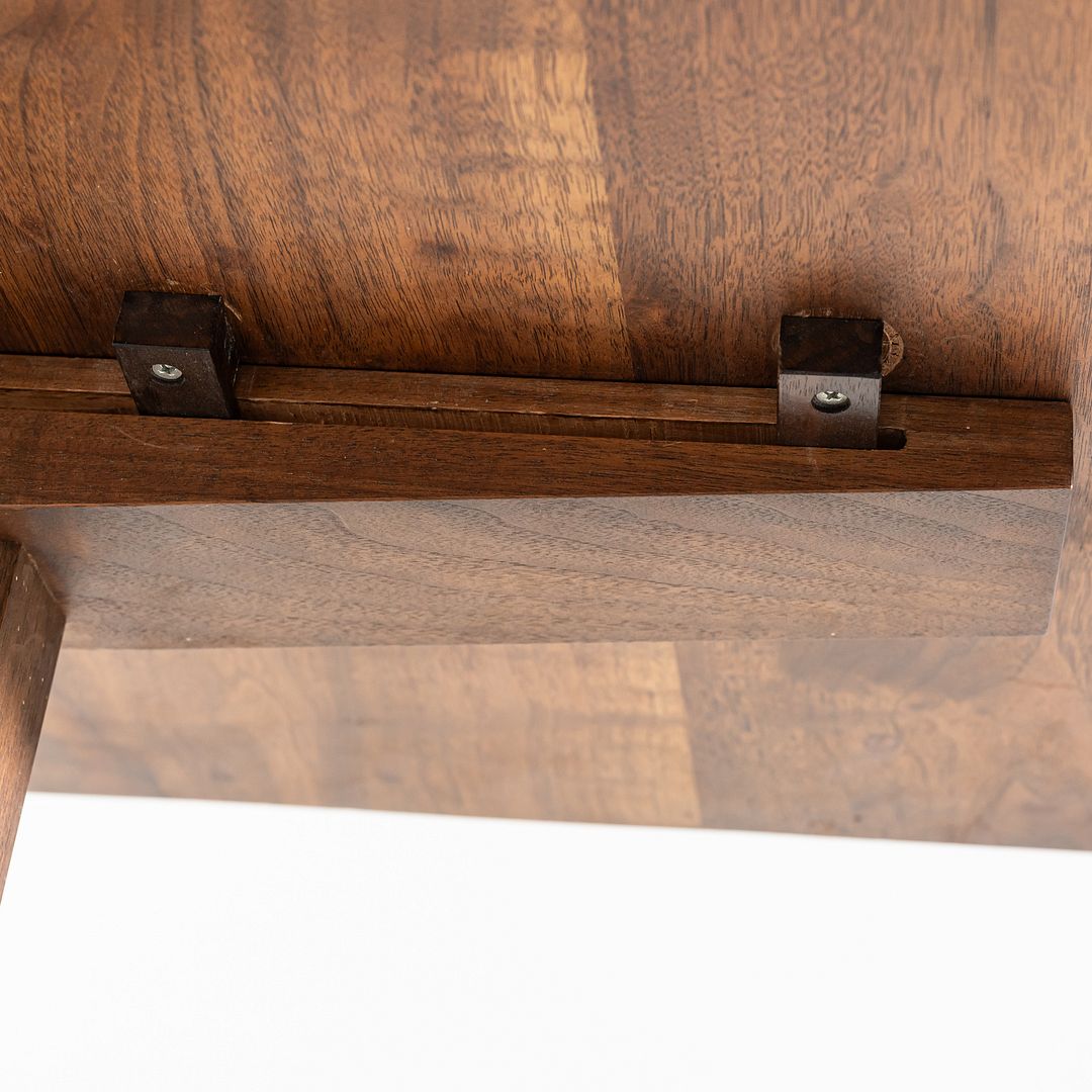 2010s Tyler Hays for BDDW Dining Table w/ Trestle Base in American Black Walnut