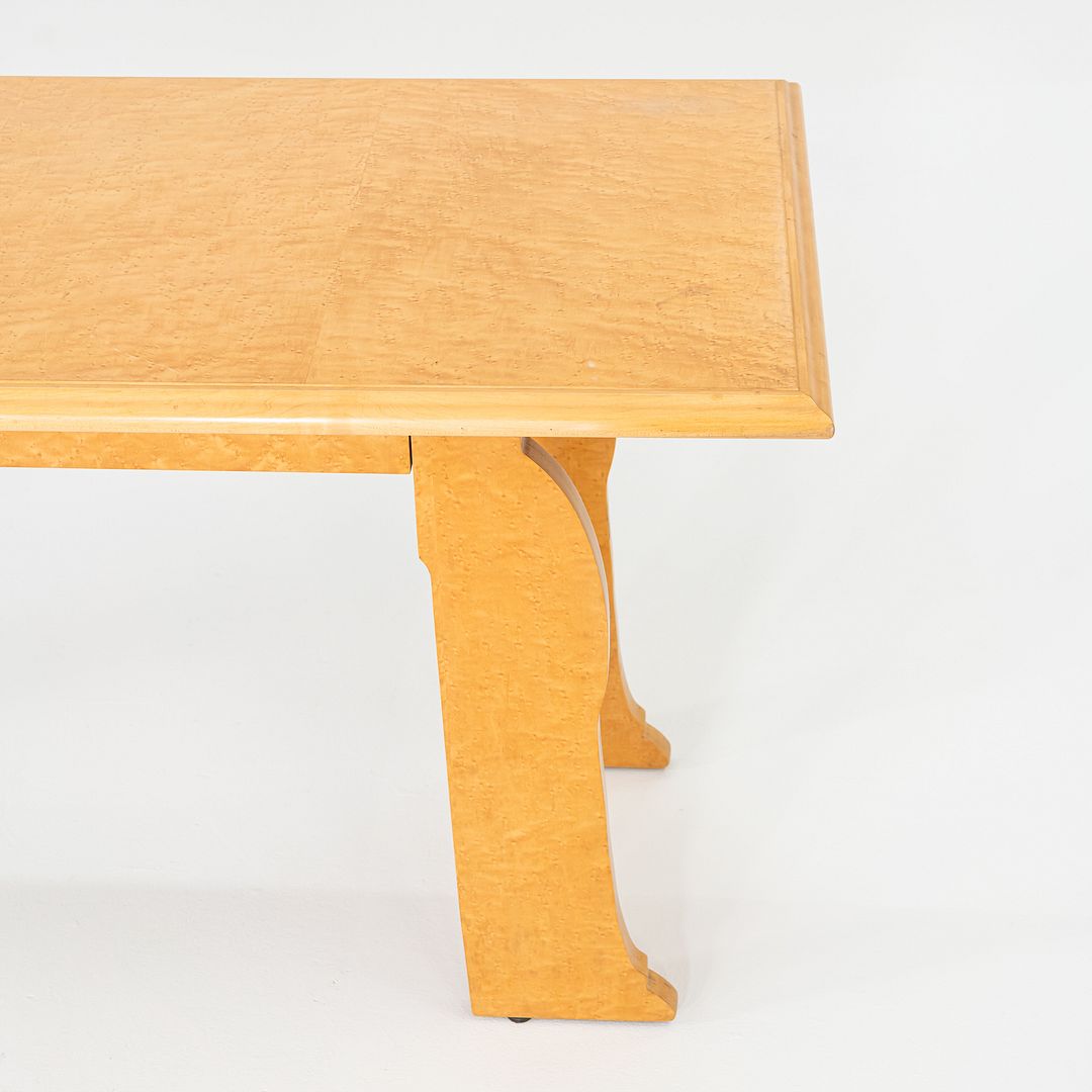 1984 Robert Venturi and Denise Scott Brown for Knoll Postmodern Console Table in Birdseye Maple