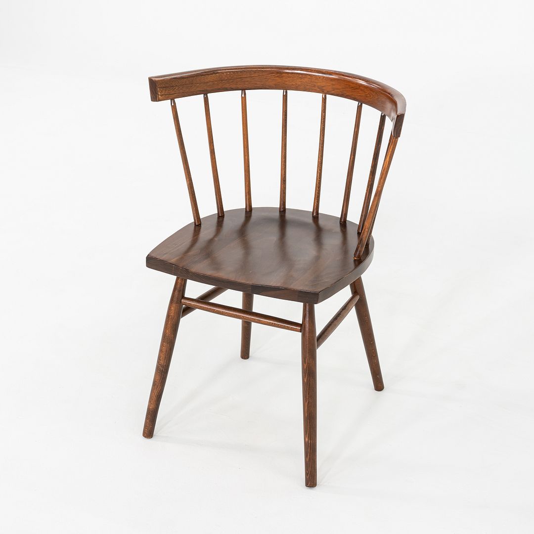SOLD 1949 George Nakashima for Knoll N19 Straight Chair in Walnut, Freshly Refinished