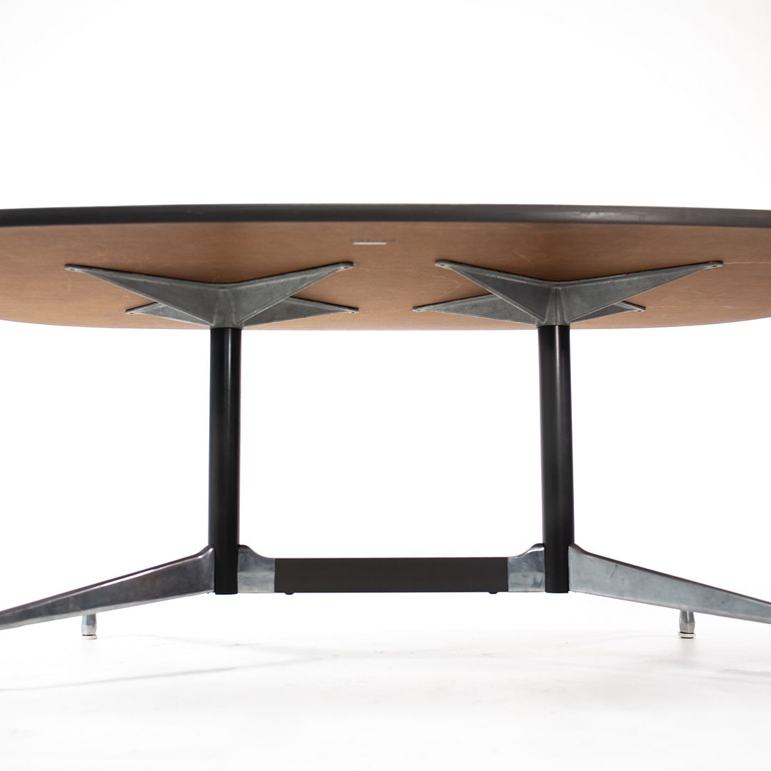 1980s Herman Miller ET151 Eames Segmented Aluminum Group Dining Table Laminate