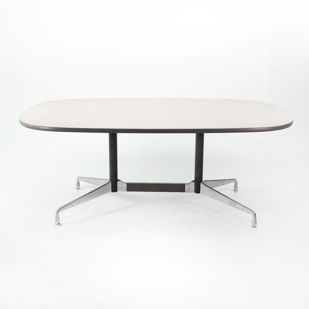 1980s Herman Miller ET151 Eames Segmented Aluminum Group Dining Table Laminate
