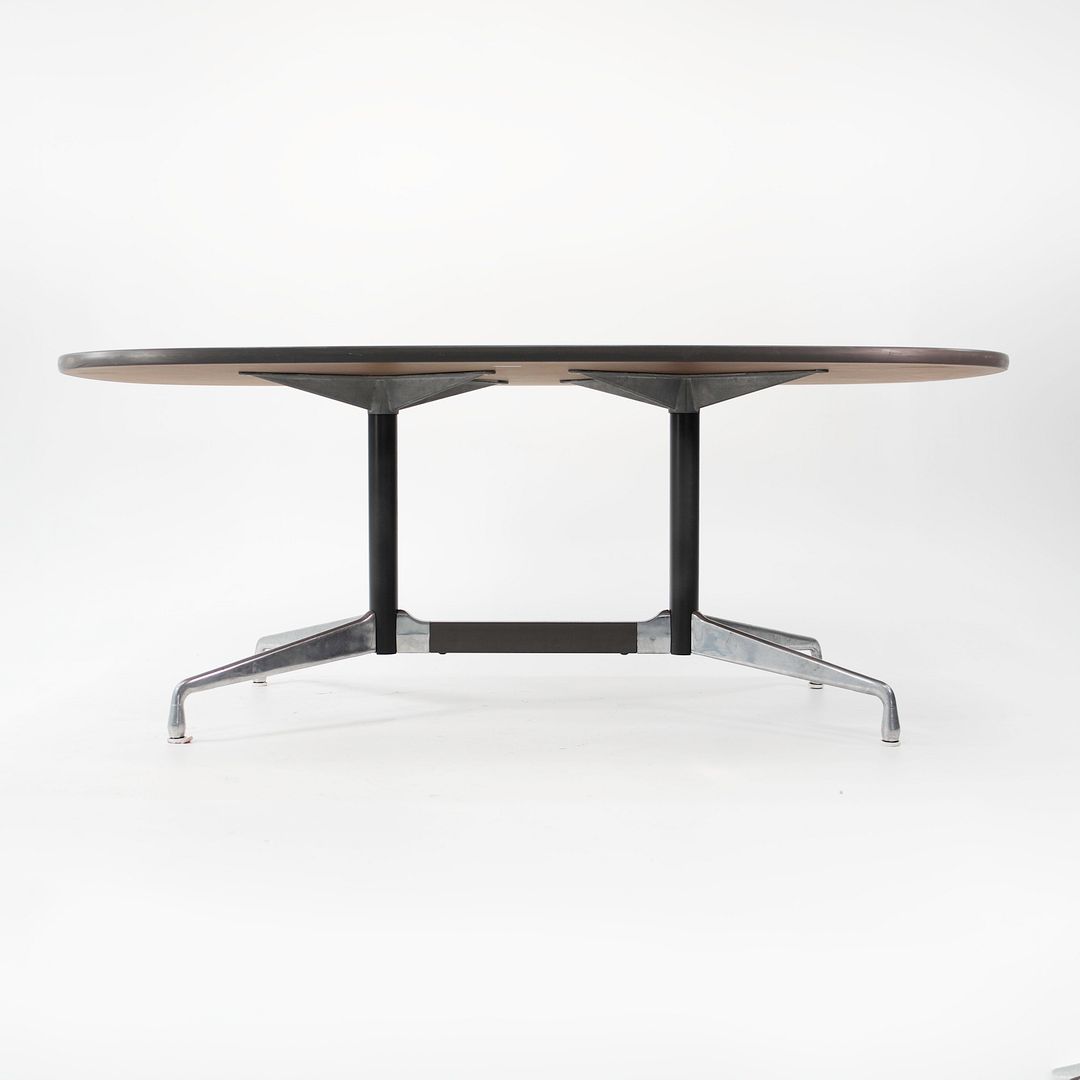 1980s Herman Miller ET151 Eames Segmented Aluminum Group Dining Table Laminate