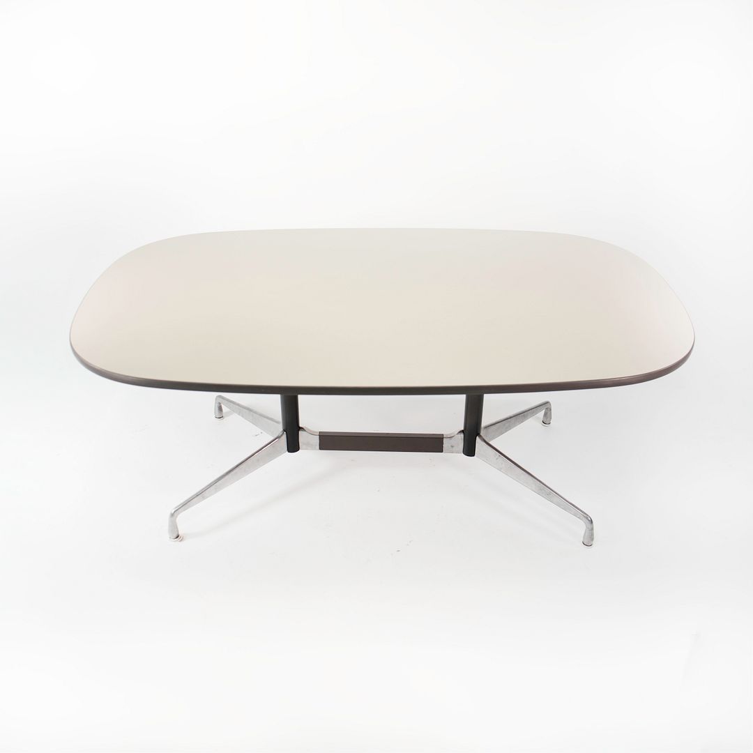 1980s Herman Miller ET151 Eames Segmented Aluminum Group Dining Table Laminate