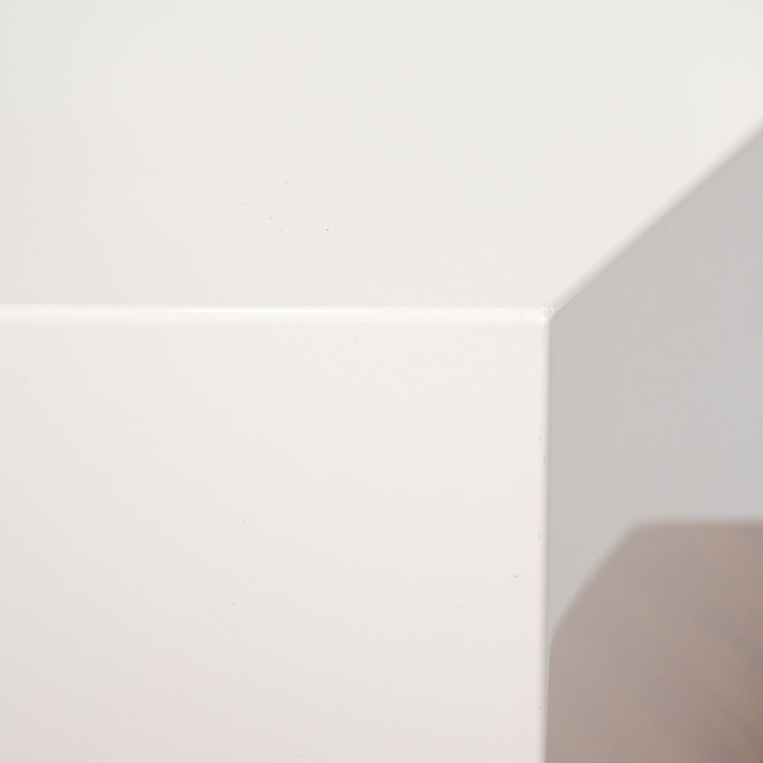 2010s Minotti Aeron Side Table Made of MDF and Miter Folding by Rodolfo Dordoni