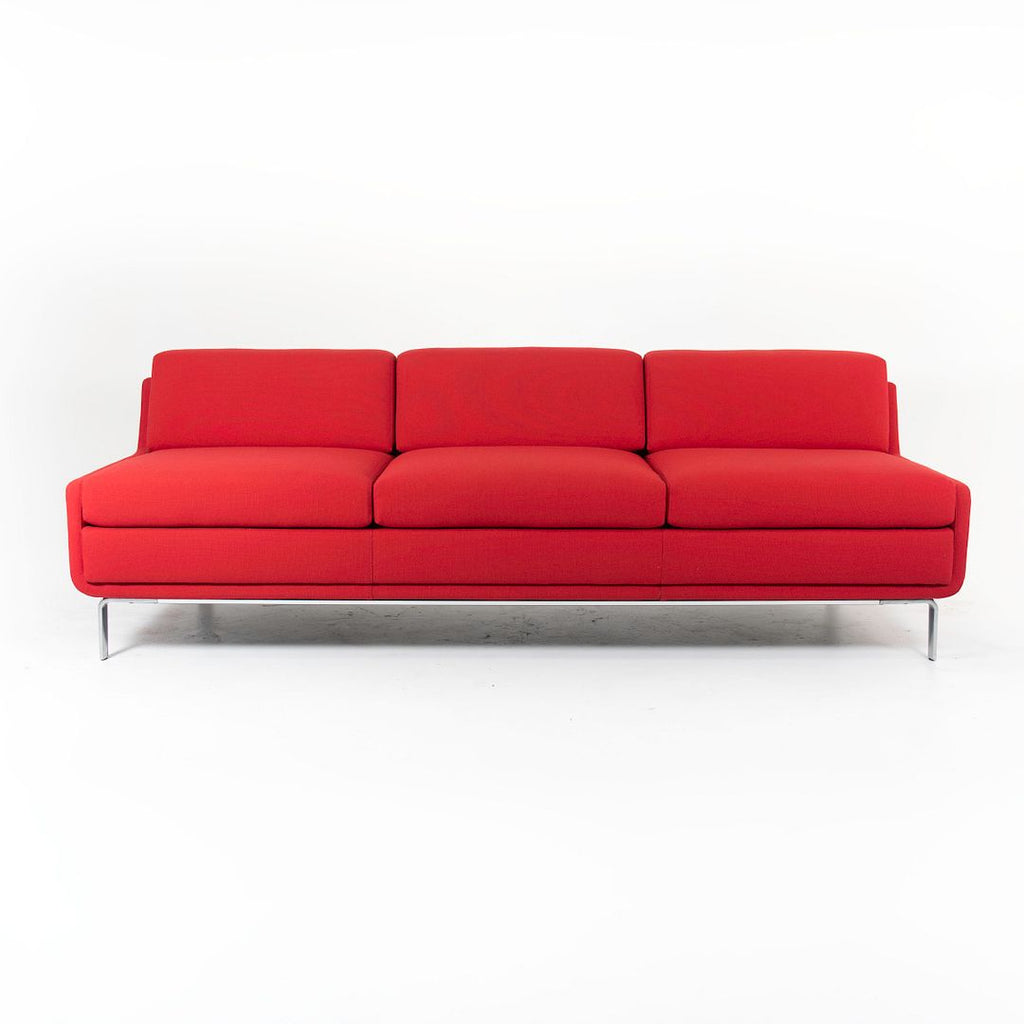 2008 Three-Seat Sofa Low Arm by Arik Levy for Bernhardt Design in Red Fabric 3x Available