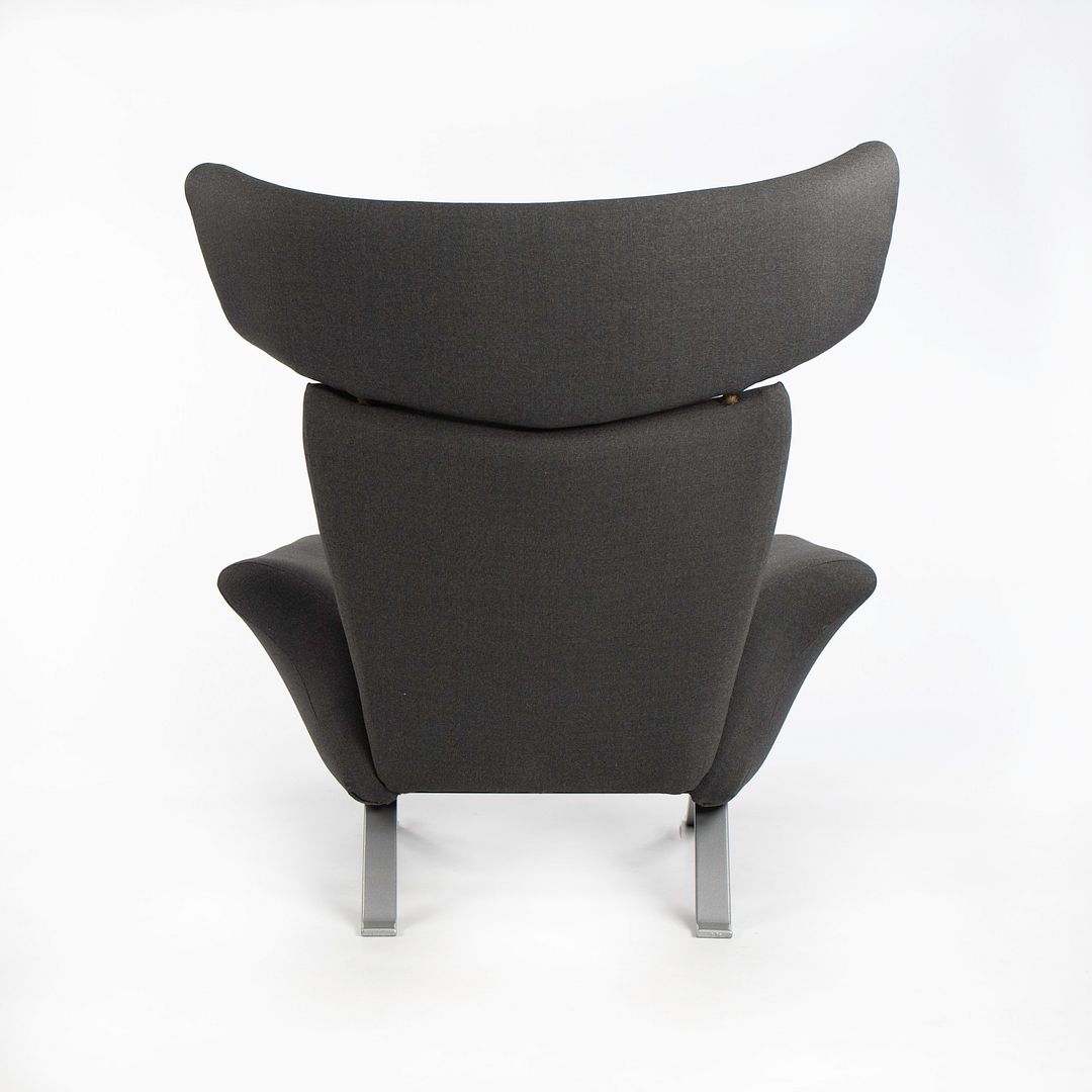 SOLD 1962 Ostervig Lounge Chair by Kurt Ostervig for Henry Rolschau Mobler in Grey Fabric