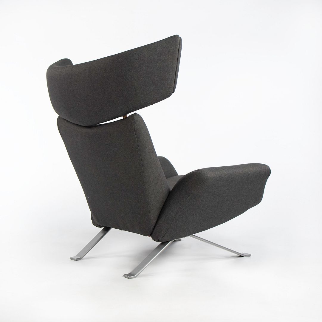 SOLD 1962 Ostervig Lounge Chair by Kurt Ostervig for Henry Rolschau Mobler in Grey Fabric
